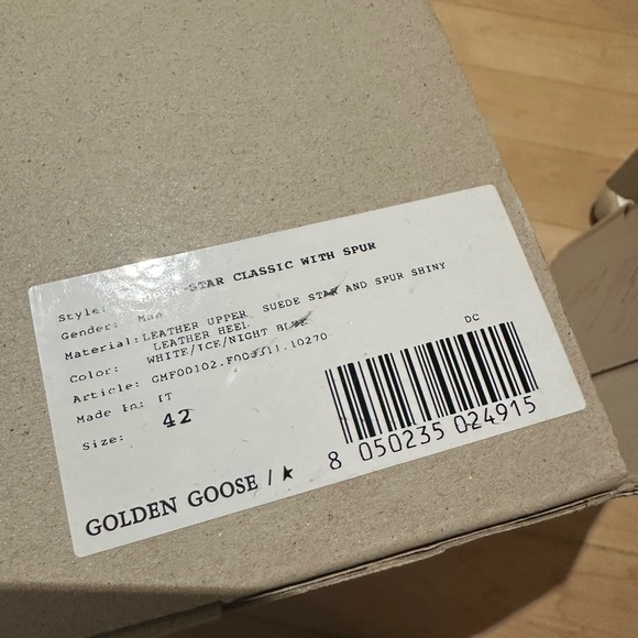 Golden Goose White and Gray Sneakers - Picture 3 of 9